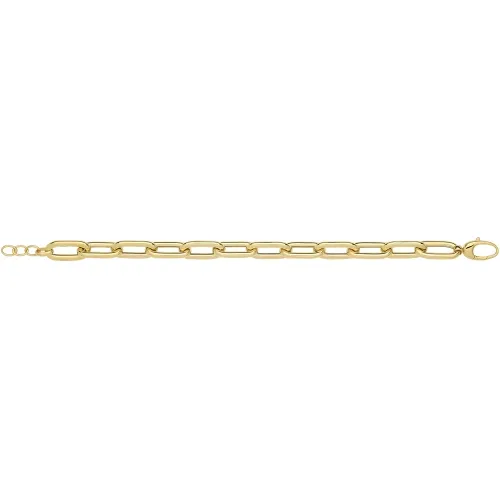 9ct Yellow Gold Hollow Bracelet 9.20g